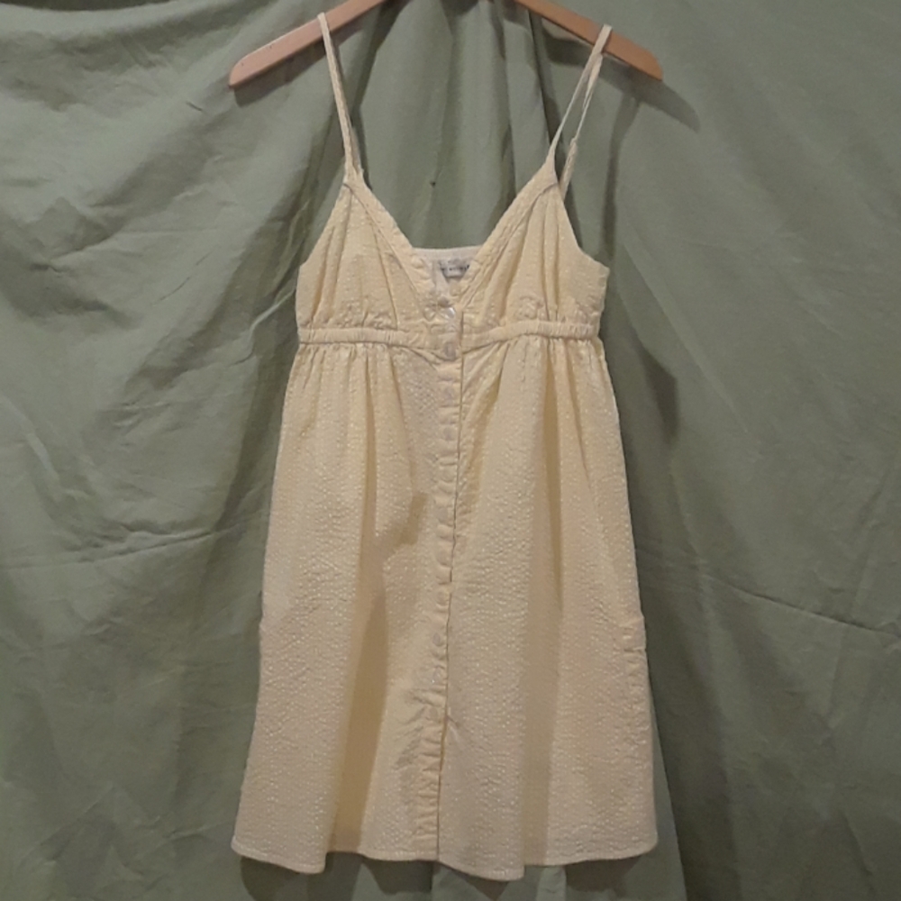 Seersucker Striped Babydoll Sundress